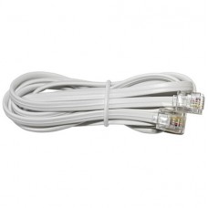 Καλώδιο Προέκτασης Τηλεφώνου 1.5m Λευκό 17-020150